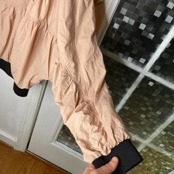 💕 Forever 21 NWT $50 casual jacket blush black sz small 💕 - Picture 5 of 9